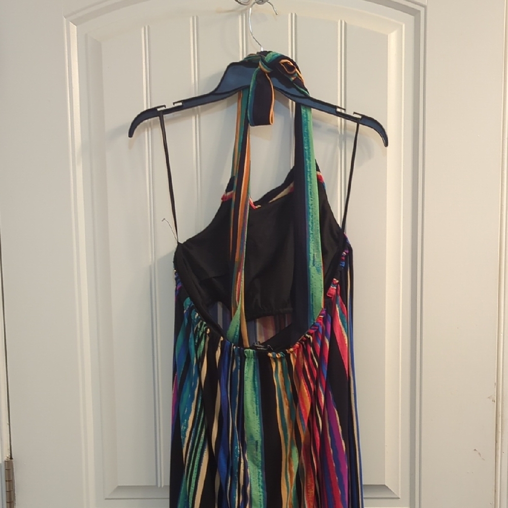Maggy London Colorful Halter Dress - Picture 4 of 7